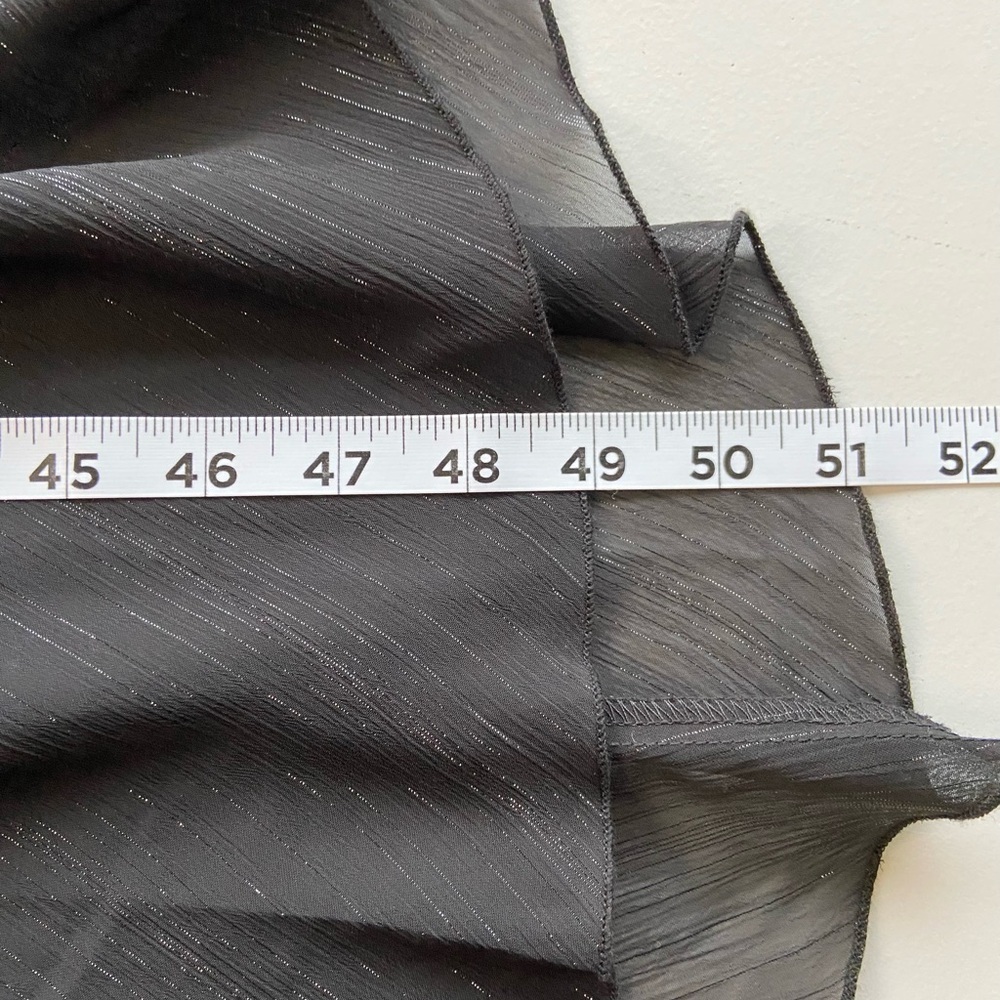 Vintage Babydoll Whimsigoth Dress Y2K Black Sz 6 Sheer Witchy Grunge Midi Vamp - Picture 10 of 11